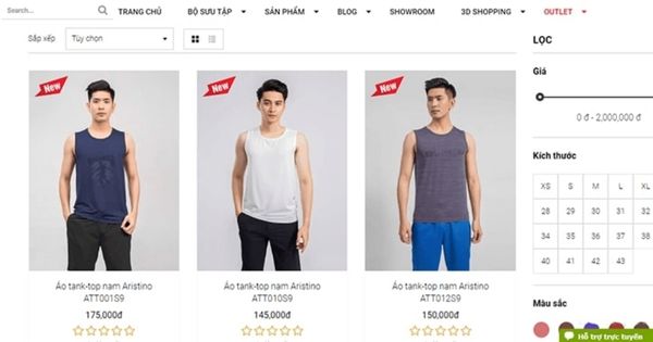 Mua áo tank top tại ARISTINO