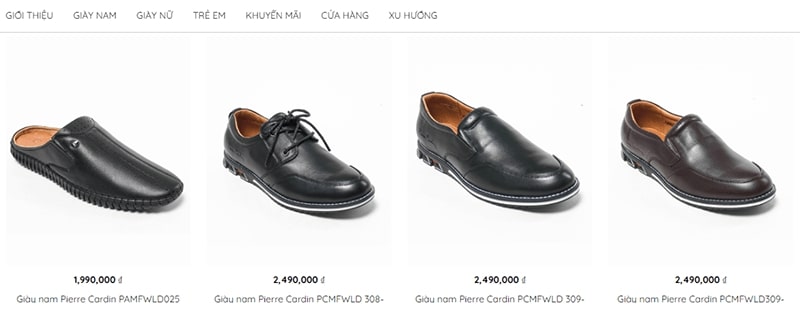 giày nam công sở tphcm Pierre CardinShoes Việt Nam