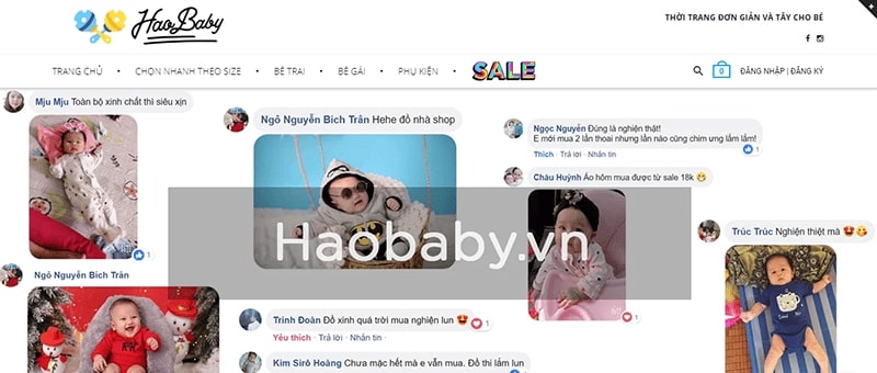 shop quần áo trẻ em xuất khẩu tphcm Hào Baby