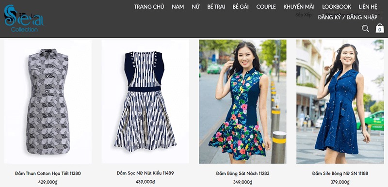 shop bán đầm đẹp ở tphcm - Sea Collection