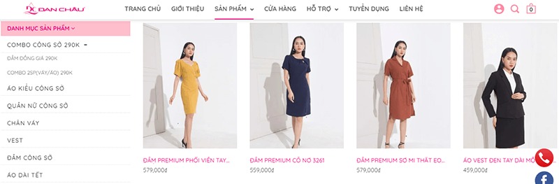 shop đồ công sở nữ tphcm - Đan Châu