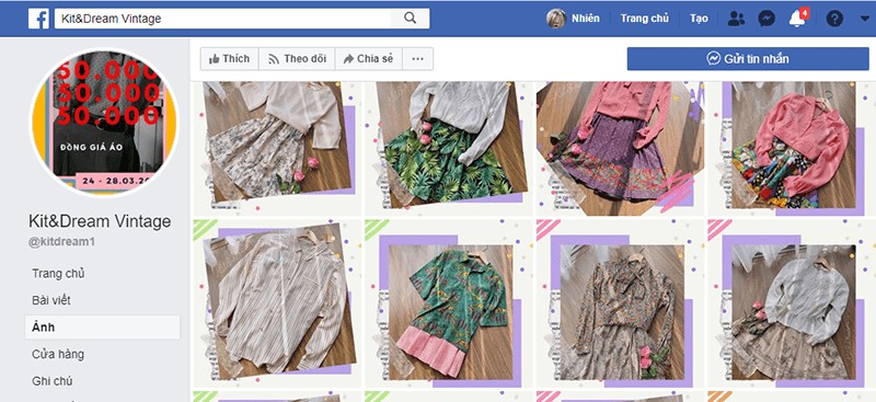 shop quần áo vintage ở tphcm đẹp, giá rẻ - Kit & Dream Shop