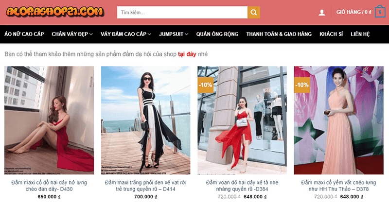 shop váy đầm maxi đi biển - Alorashop 21