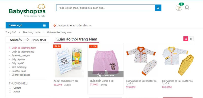 Baby shop 123 địa điểm mua quần áo trẻ em hàng đầu tại tphcm