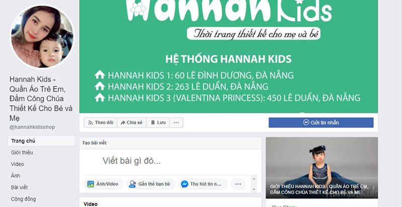 Hannah Kids cung cấp quần áo trẻ em uy tín tại Đà Nẵng