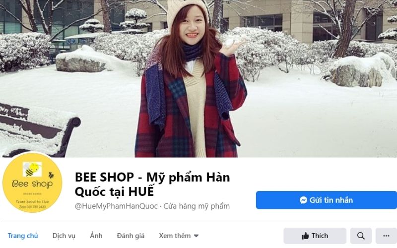 Beeshop là cửa hàng xinh xắn do một bạn nữ du học tại Hàn Quốc quản lí