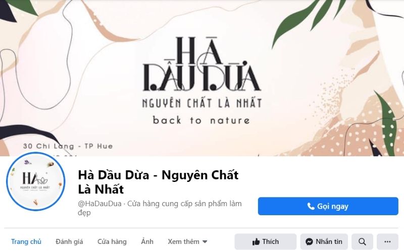 Nếu ưa thích những mỹ phẩm có nguồn gốc từ tự nhiên thì Hà Dầu Dừa rất phù hợp dành cho bạn