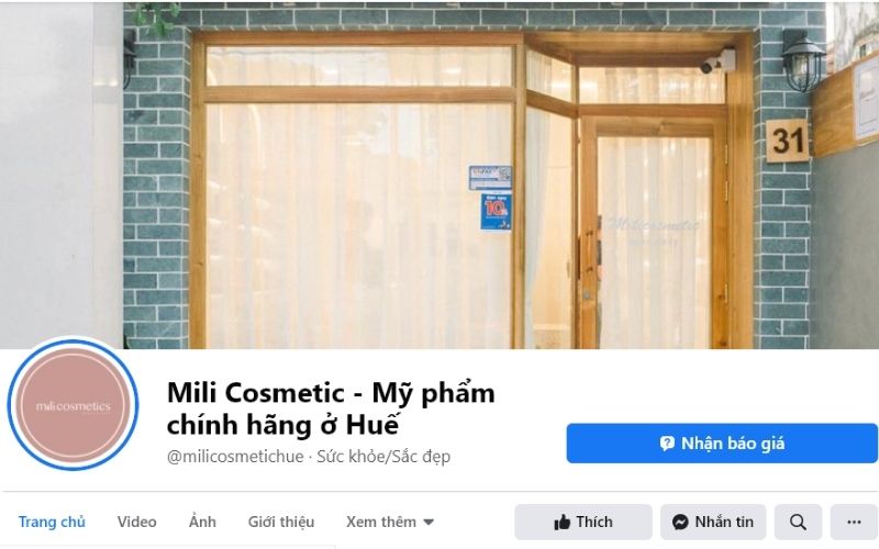 Mili Cosmetics là địa chỉ mua mỹ phẩm của nhiều chị em