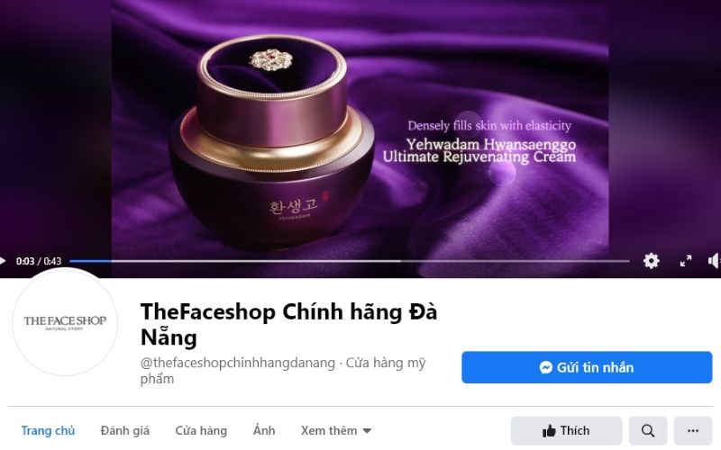 The Faceshop là thương hiệu lâu năm được nhiều chị em tin tưởng