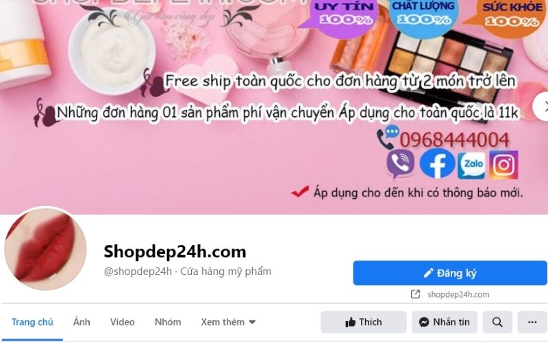 Shopdep24h là địa chỉ mua nước hoa ở Cần Tho