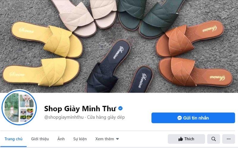 Minh Thư là shop bán giày dép nữ online nhiều người biết đến