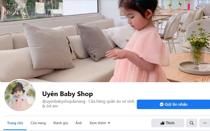 Cái tên Uyên Baby shop luôn lọt top những shop bán quần áo trẻ em Đà Nẵng đẹp nhất