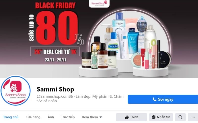 Sammi shop cung cấp son môi tới từ nhiều thương hiệu nổi tiếng