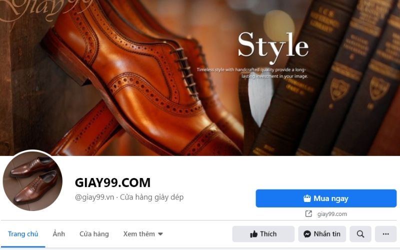 Giay99.com là shop giày nam ở Hà Nội có mức giá rất phải chăng