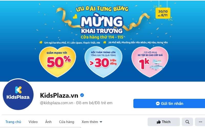 Rất nhiều sản phẩm giày cho trẻ em chất lượng cao được bán tại KidsPlaza