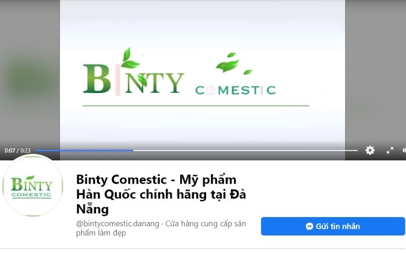 Binty Cosmetic chuyên kinh doanh mỹ phẩm xách tay chính hãng từ Hàn Quốc