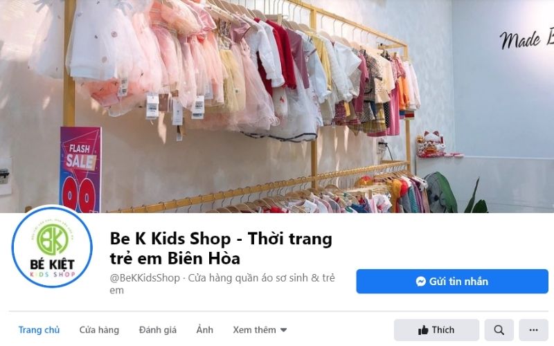 Bé Kiệt Kid là shop quần áo trẻ em đẹp ở Biên Hòa rất nổi tiếng