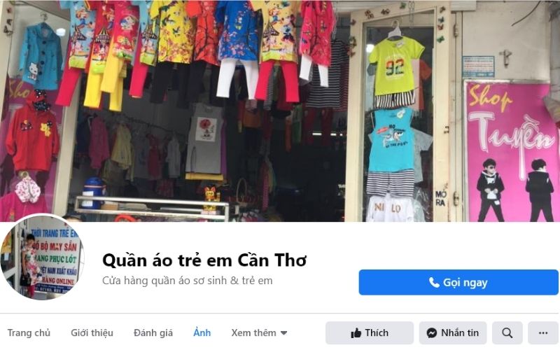 Đây là shop quần áo trẻ em ở Cần Thơ có giá rất phải chăng