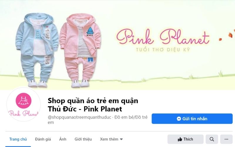 Shop quần áo trẻ em ở Thủ Đức Pink Planet là thành viên của chuỗi cửa hàng thời trang lớn