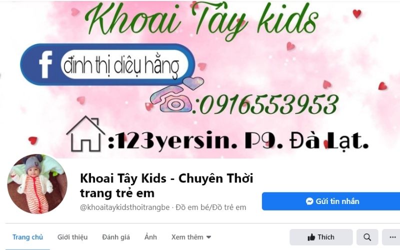 Khoai tây kids là shop trẻ em đẹp ở Đà Lạt rất đáng tin cậy