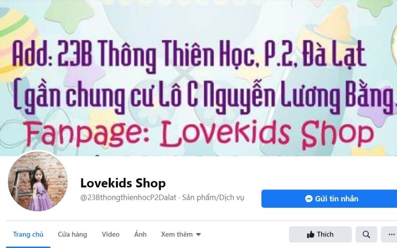 Nhắc đến shop trẻ em đẹp Đà Lạt, không thể không nhắc tới Love Kids