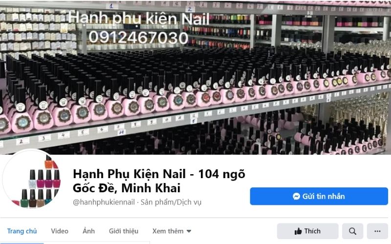 Cửa hàng phụ kiện Hạnh nail là địa chỉ quen thuộc cho những ai có nhu cầu mua sỉ, lẻ phụ kiện nail ở Hà Nội 