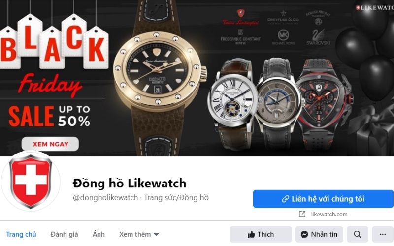 Cửa hàng đồng hồ Likewatch với nhiều chính sách tốt, dịch vụ làm hài lòng khách hàng