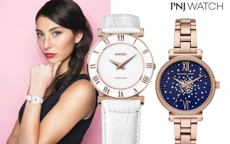 PNJ watch phù hợp với các bạn nữ ưa thích sự sang trọng