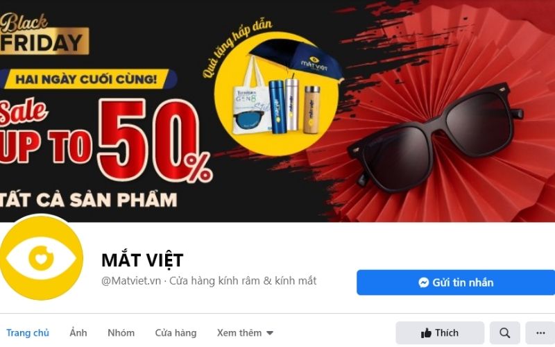 Shop mắt kính ở TPHCM - Cửa hàng mắt kính Mắt Việt