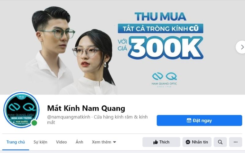 Shop mắt kính ở TPHCM - Cửa hàng mắt kính Nam Quang