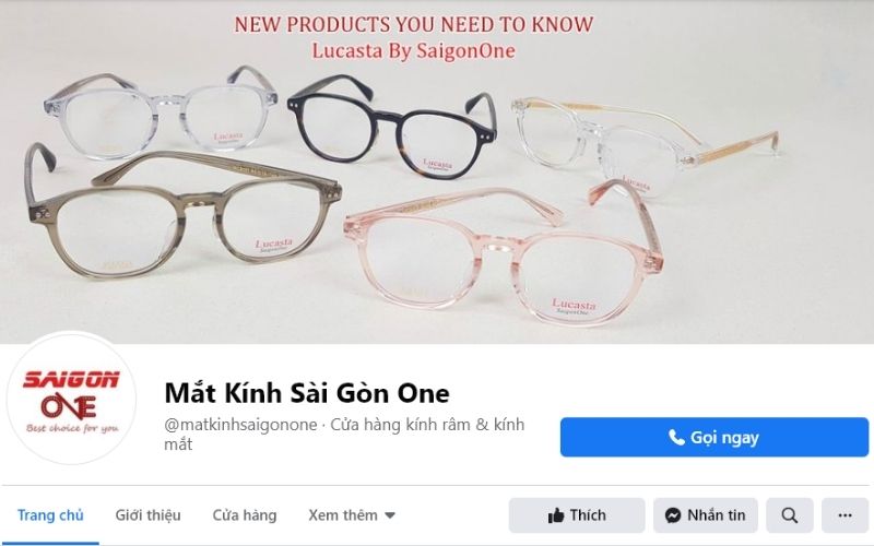 Shop mắt kính ở TPHCM - Cửa hàng mắt kính Sài Gòn One