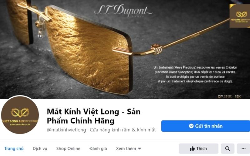 Shop mắt kính ở tphcm - Cửa hàng mắt kính Việt Long