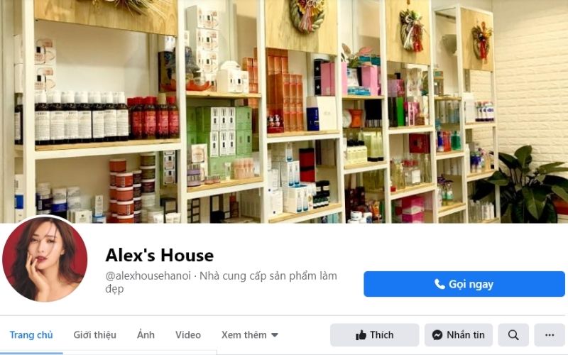 Alex's House là cửa hàng mỹ phẩm rất uy tín được nhiều chị em tin tưởng