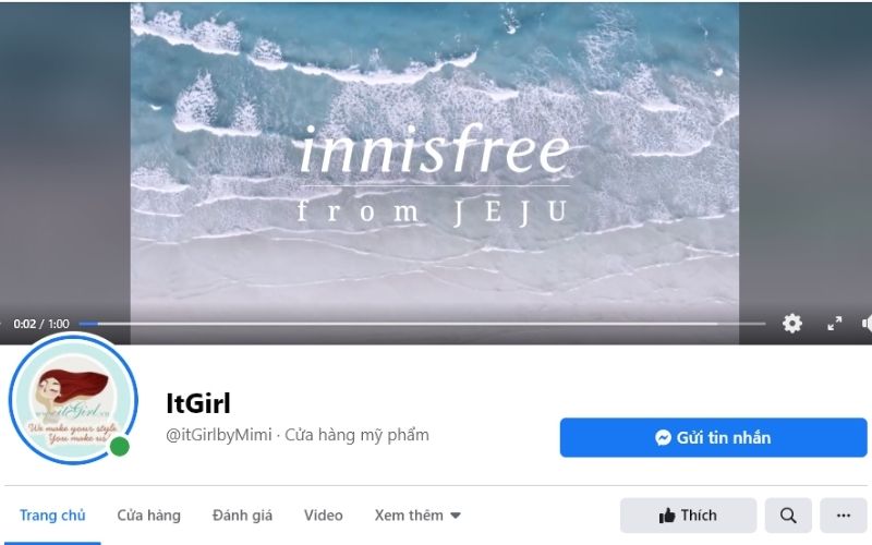 Shop mỹ phẩm online Hà Nội cực uy tín ItGirl