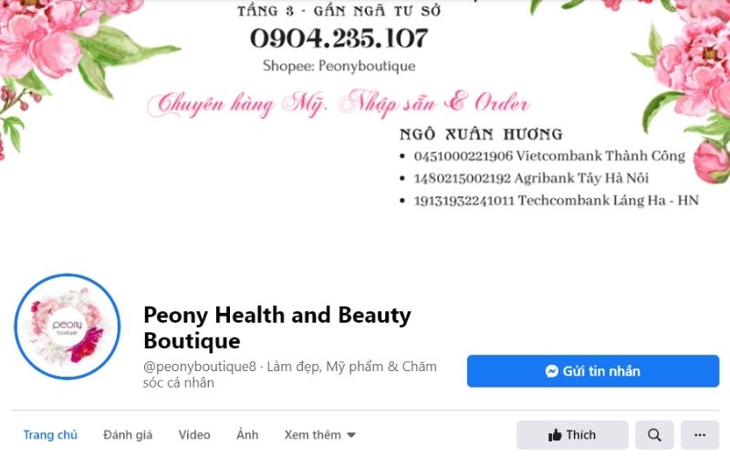 Peony Health and Beauty Botique luôn đem đến cho người dùng những sản phẩm chính hãng