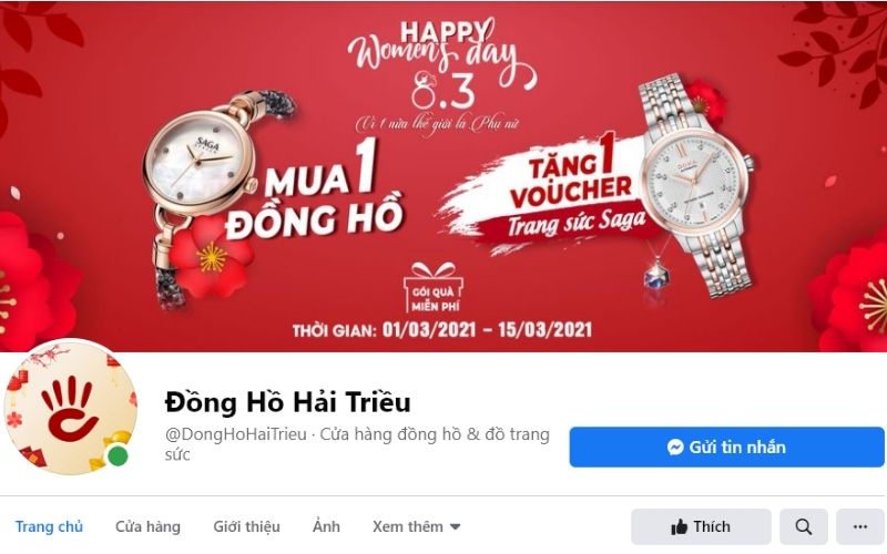 cửa hàng đồng hồ hải triều