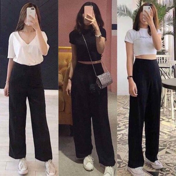 Quần culottes dài